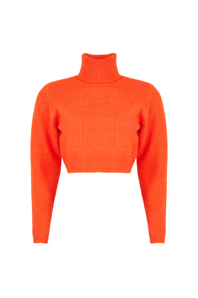 ARAGONA 売れ筋商品|||アラゴナ ニット&セーター アウター レディース Turtlenecks Orange ATELIER_MG_-_1-20243428_grande