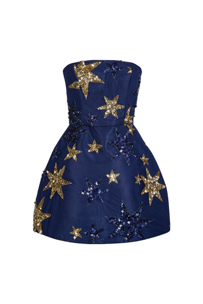 Sarah Dress - Blue MARIANDREE GAITAN Sarah Dress - Blue MARIANDREE GAITAN