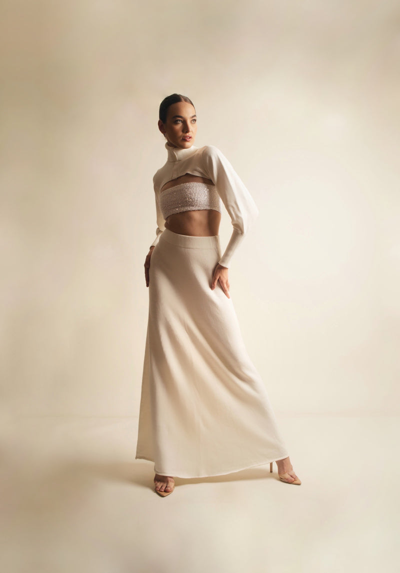 Grettel Skirt - White (Pre-order)