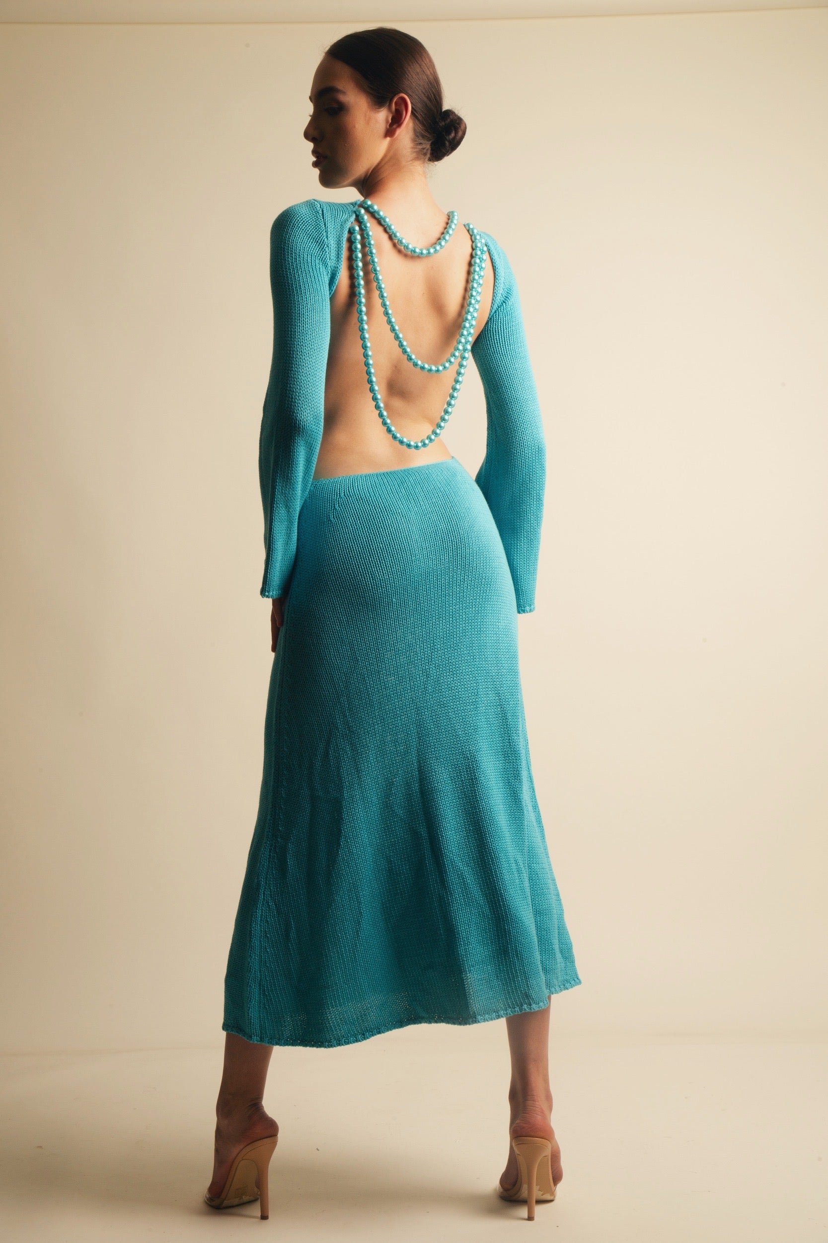 Maite Dress - Turquoise MARIANDREE GAITAN Maite Dress - Turquoise MARIANDREE GAITAN