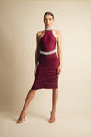 Amy Skirt - Burgundy