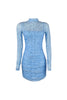 Claudia Dress - Blue