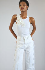 Daisy Pant - White