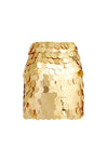 Aislinn Mini Skirt - Gold