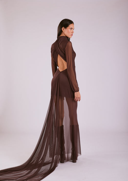 Michelle Dress - Brown