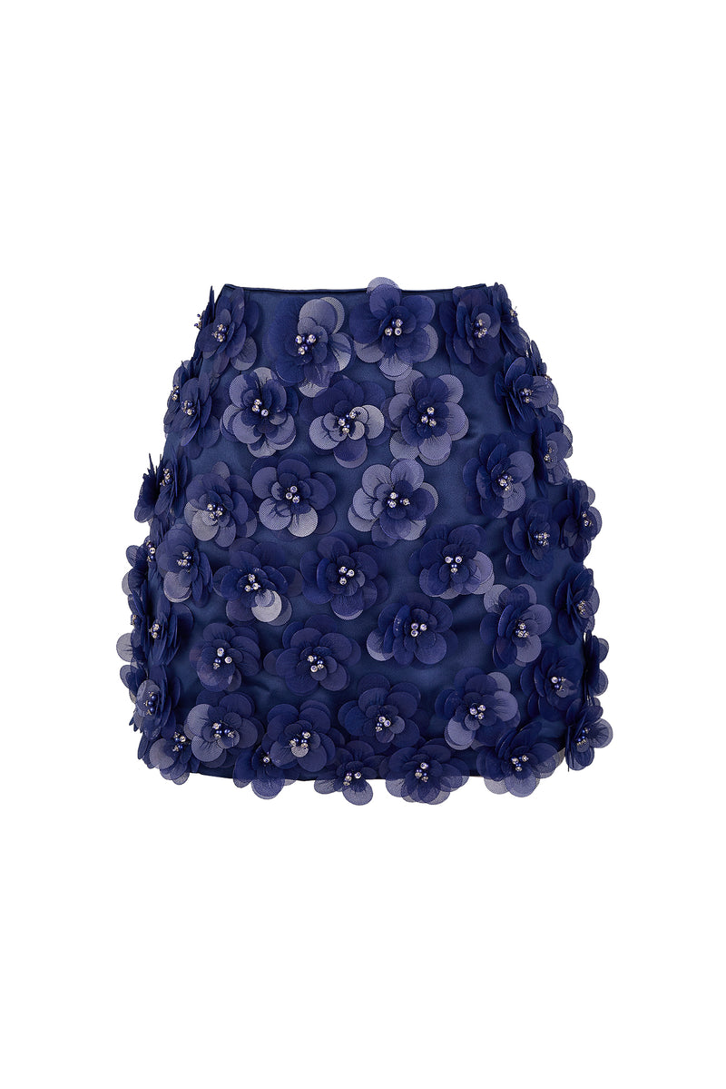 Paula Mini Skirt - Blue