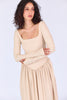 Stella Dress - Nude