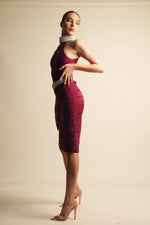 Amy Skirt - Burgundy