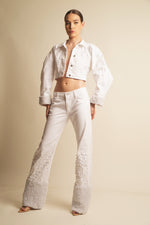 Leila Pant - White