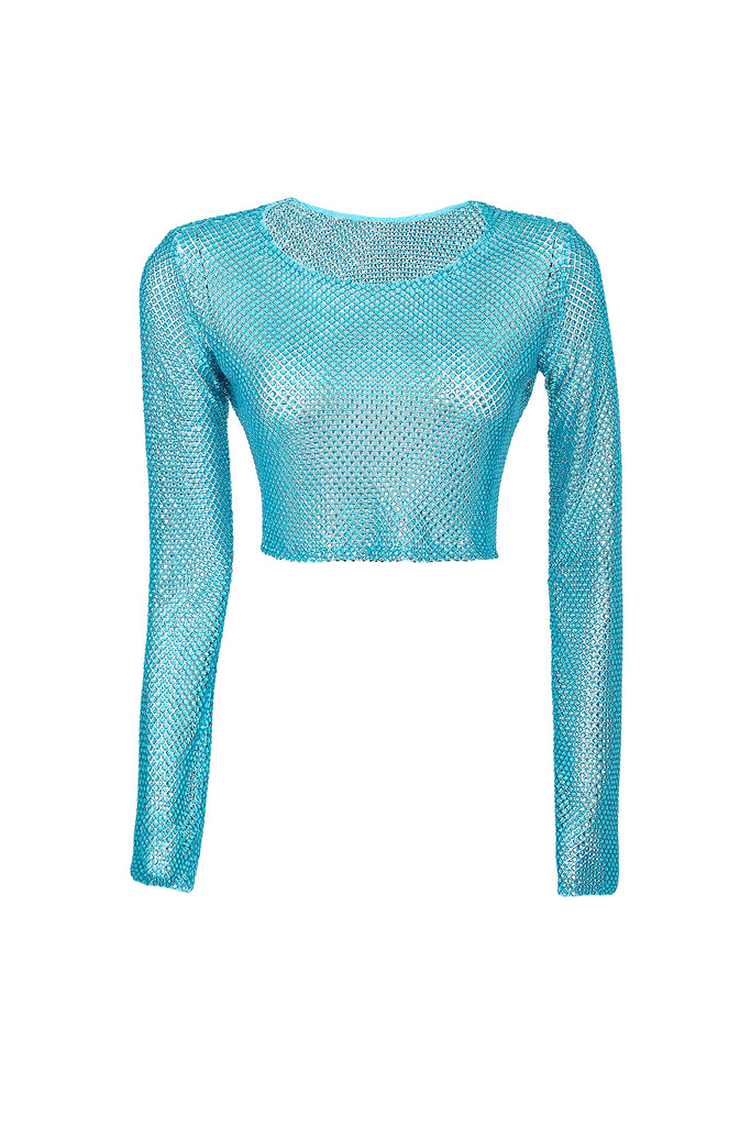 Crystal Top - Turquoise