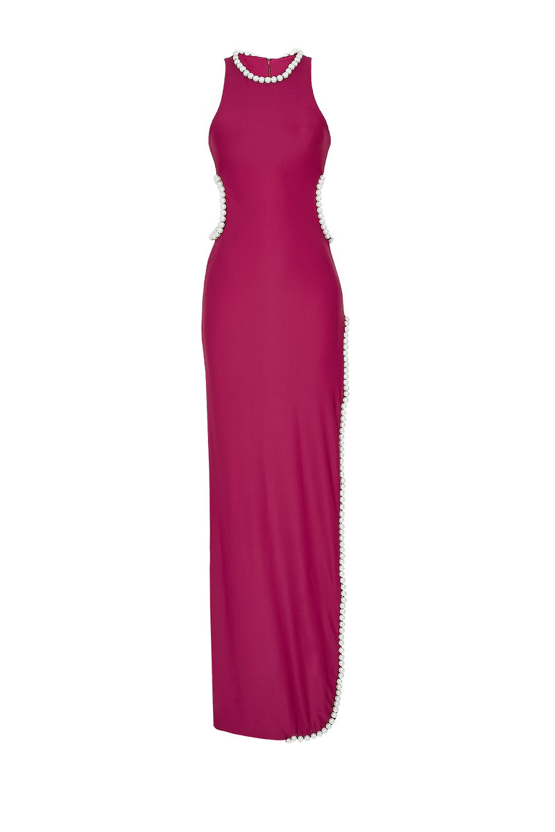 Kelly Dress - Burgundy MARIANDREE GAITAN Kelly Dress - Burgundy MARIANDREE GAITAN