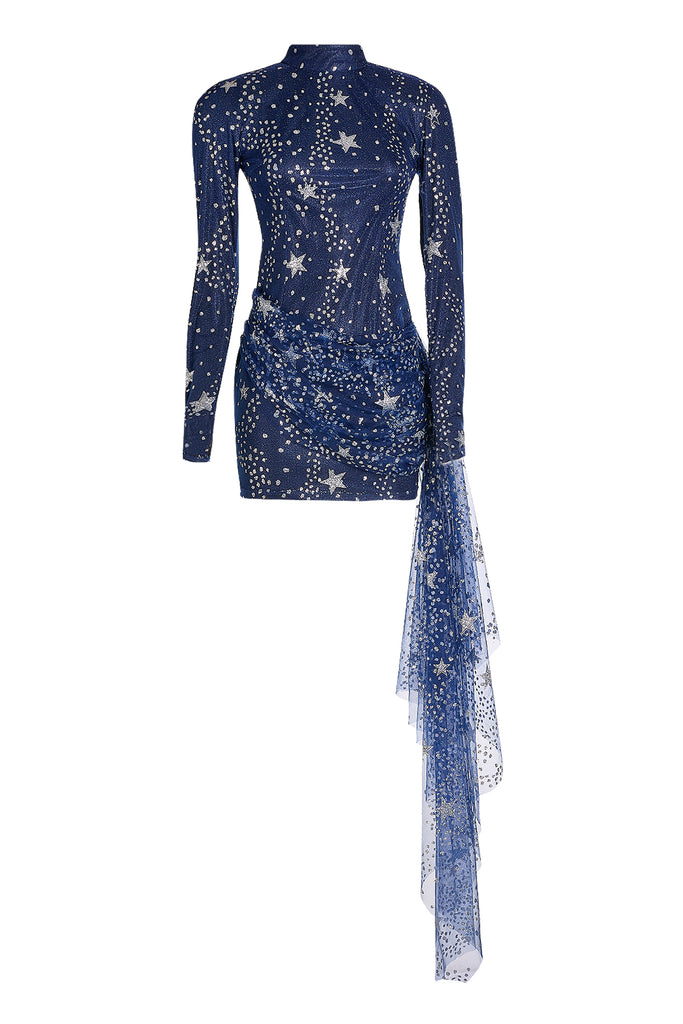 Cecilia Mini Dress -  Blue