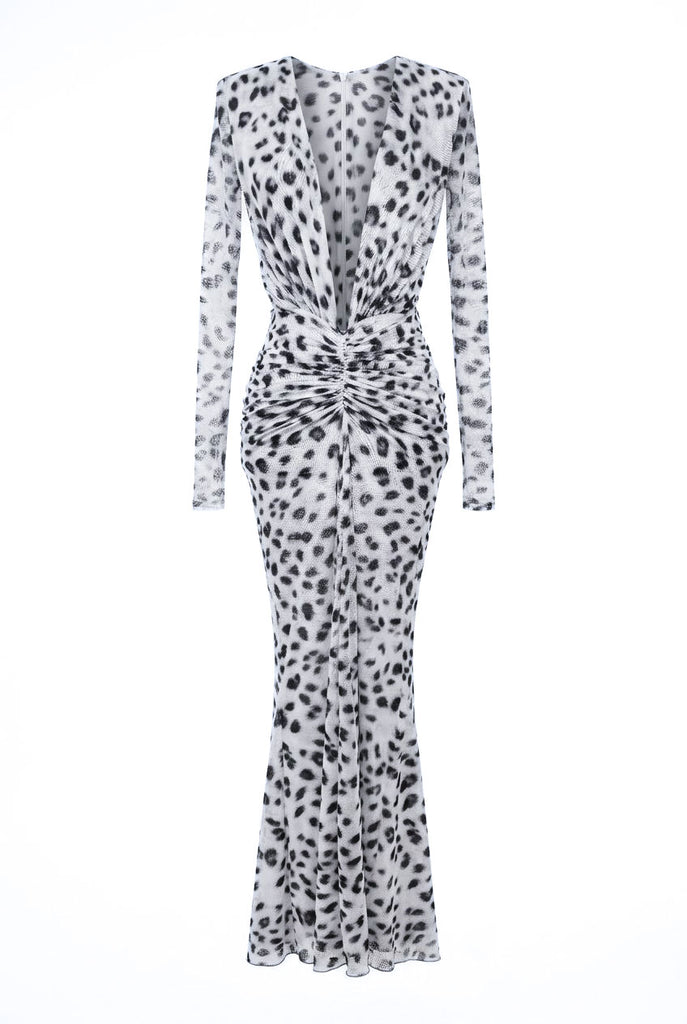 Mary Dress - Black and white